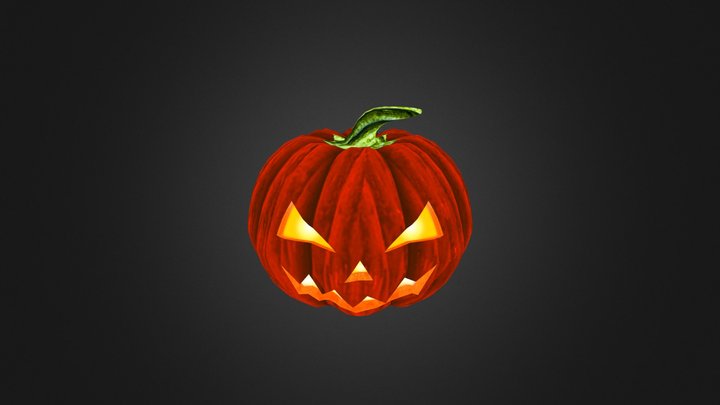 Halloween Pumpkin 3D Model