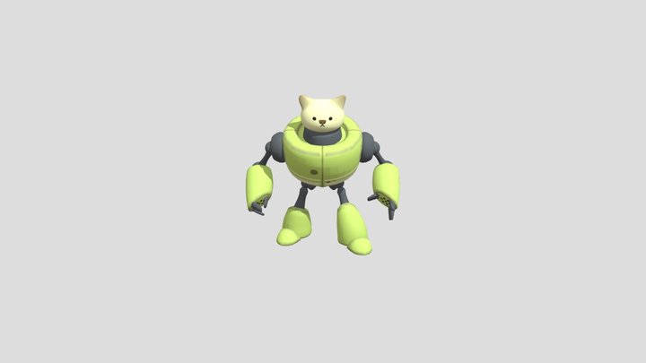 MechaKitty 2 3D Model