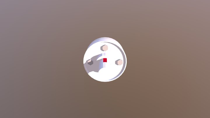 Flange Coupling 3D Model
