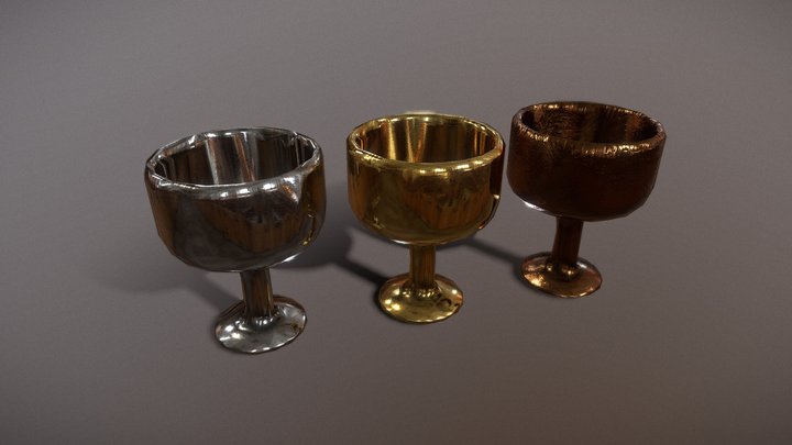 Metal Cups – Modello 3D gratuito STL