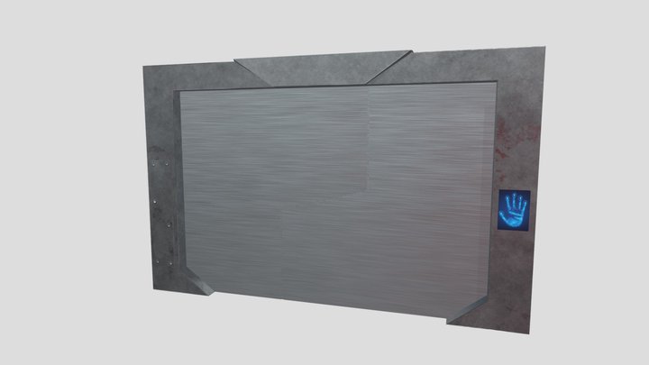 Starship Door 3D Model