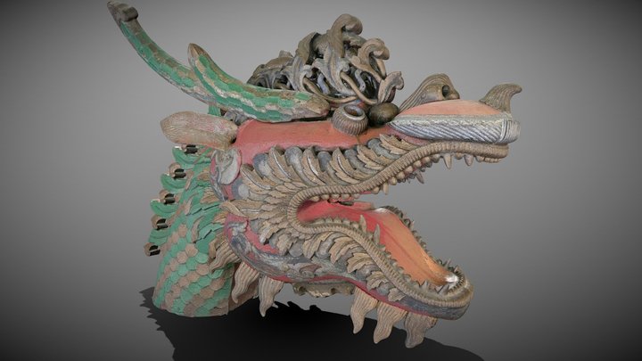 Figurehead of Royal Boat Late 18th Century 3D Model