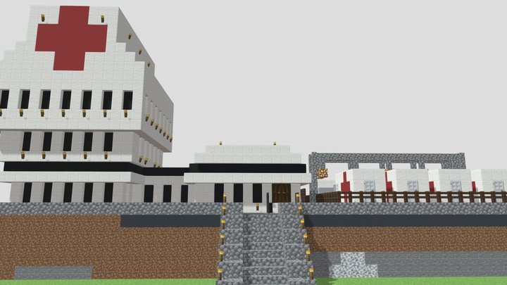 Minecraft - Hospital 3D Model
