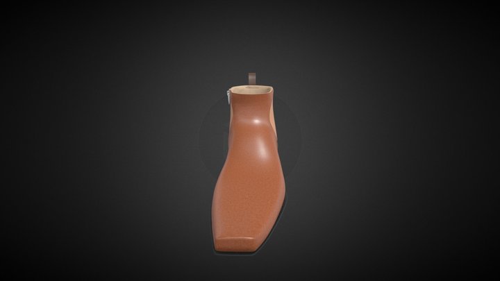Cowboy Boot 2 3D Model