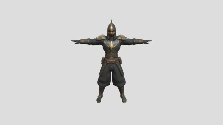 Arabic warrior 3D Model