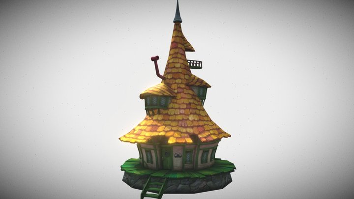 "Boar Hat" Tavern from The Seven Deadly Sins 3D Model
