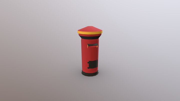 Indian Postbox 3D Model