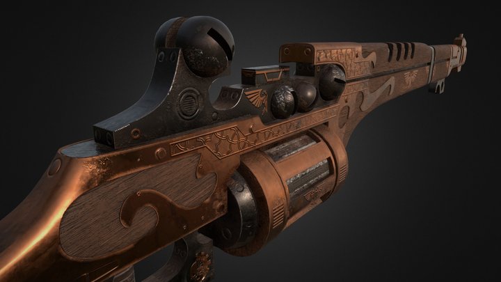 Galvanic Rifle 3D Model