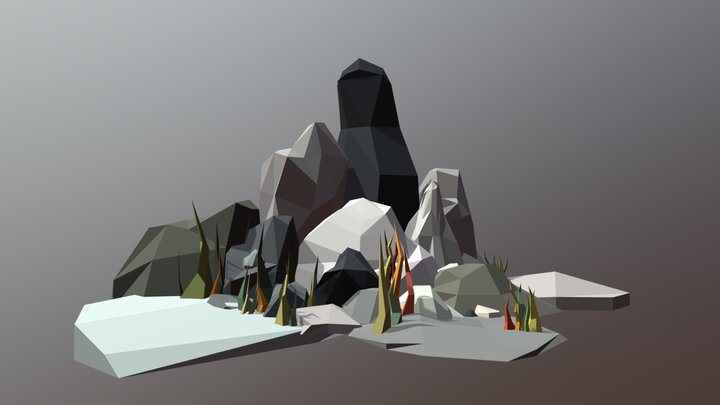 Stone 01 3D Model