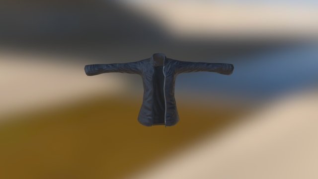 Jaqueta de Couro 3D Model