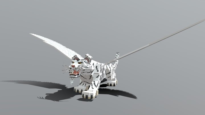 白虎 3D Model