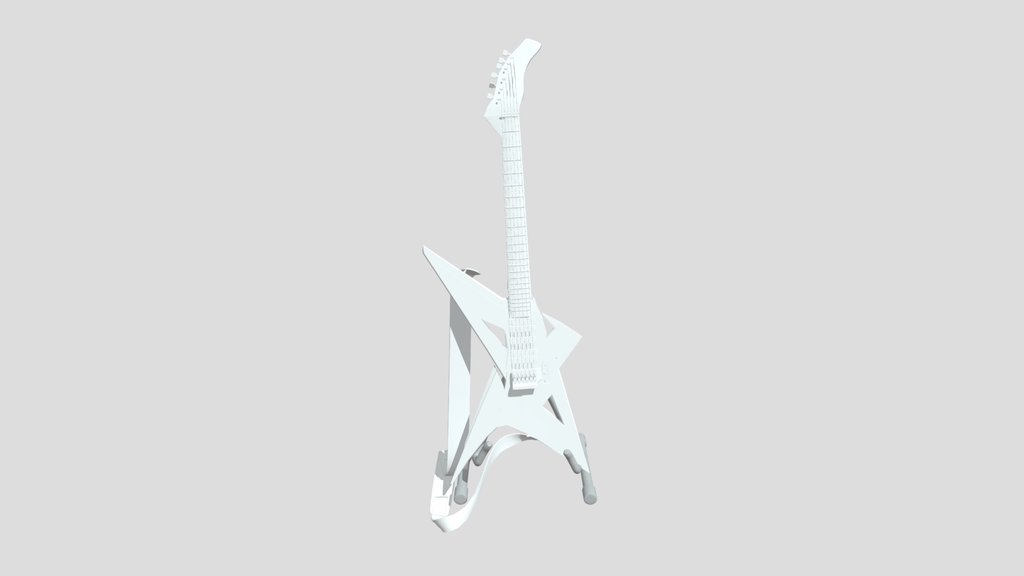 Aespa Winter Inspired Electric Guitar