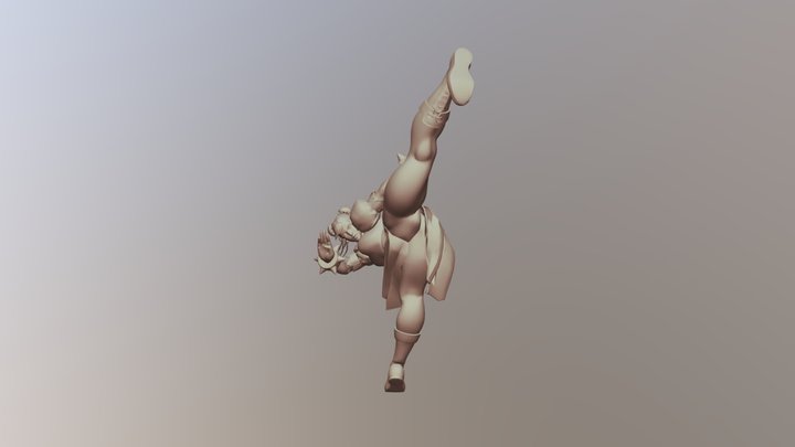 Chun-Li from Street Fighter V 3D Model