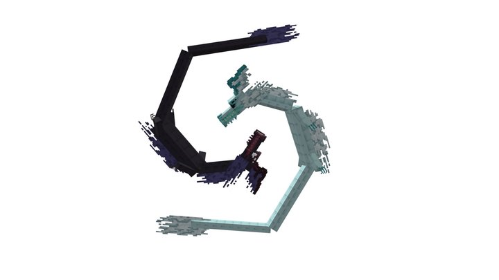 Yin Yang dragons 3D Model