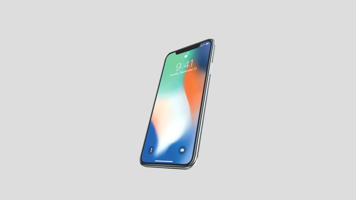 Iphone-x-lowpoly 3D Model