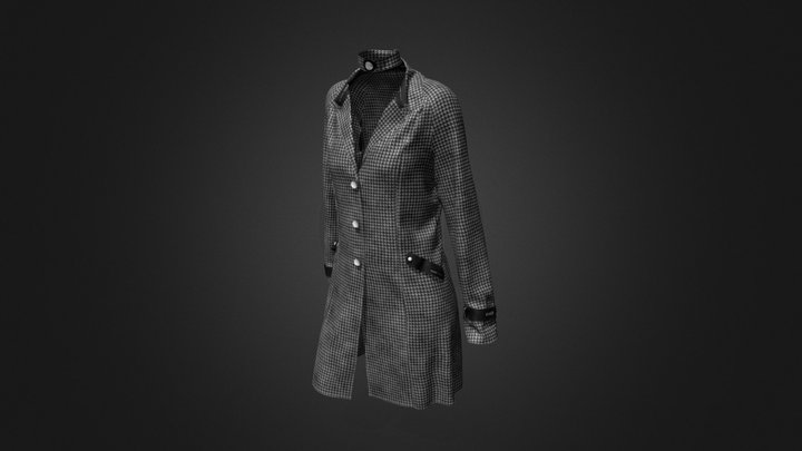 Blazer Jacket - Virtual Fashion 3D Model