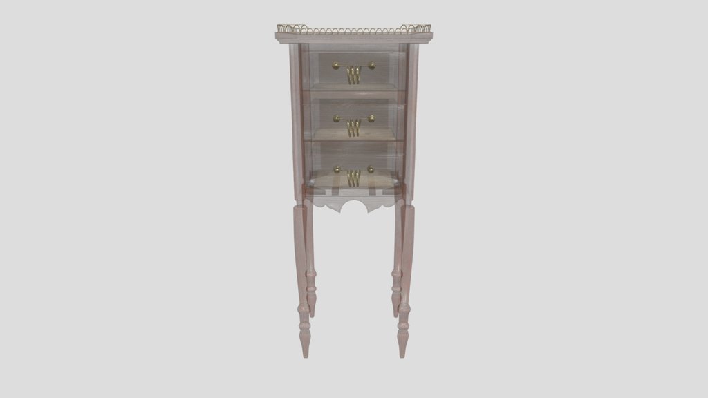 Louis Xvi Style Three Drawer Table