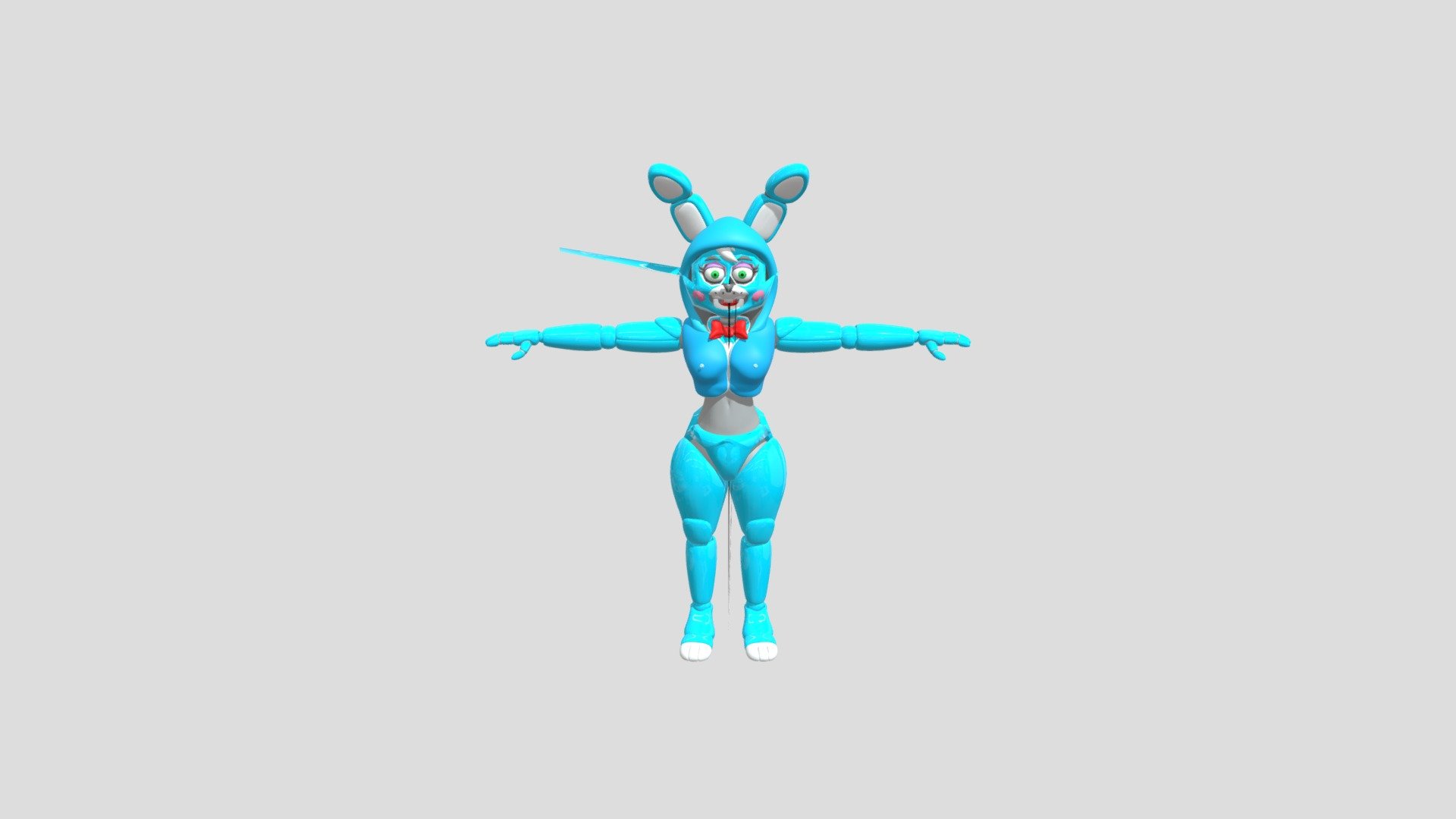 Toy Bonnie  FNAF AR - Download Free 3D model by MrSpringMen (@MrSpringMen)  [16be542]