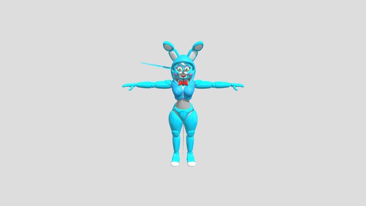 Fnaf 2 Toy Bonnie 3D model - TurboSquid 2124258