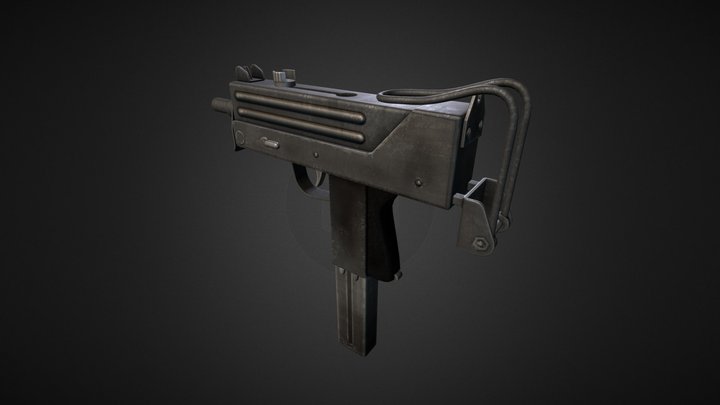 Machine Pistol MAC-11 3D Model