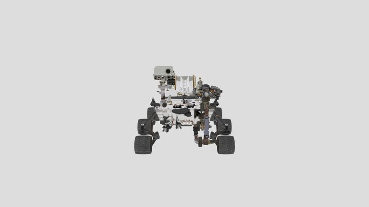 Curiosity rover mars Nasa 3D Model
