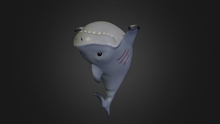 Happy Shark 3D Model