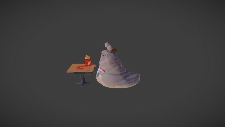 Gormedios The Slug 3D Model