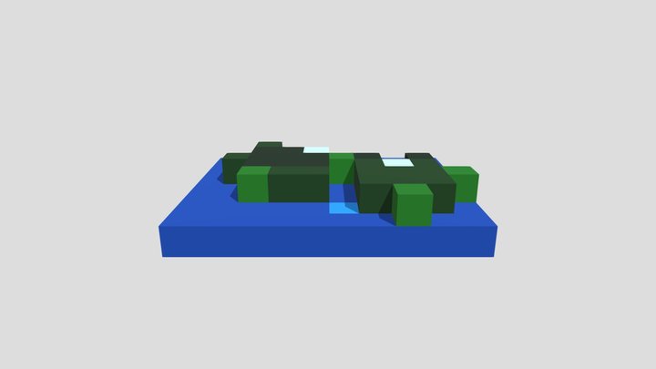 Floating Seaweed - Voxel 32x32 – Gratis 3D-model STL