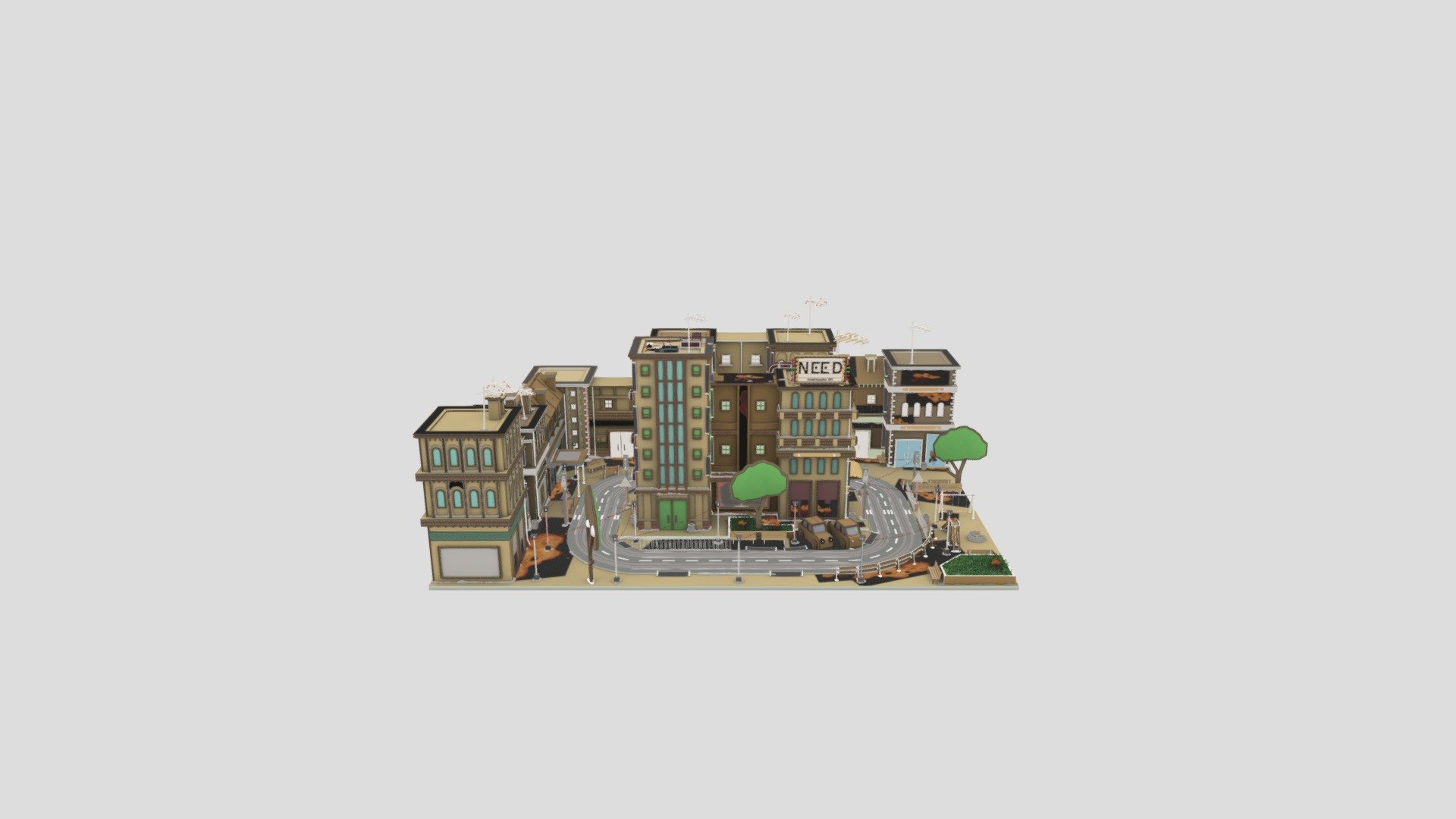 Uli Architecture Final City Model - 3D model by NEED (@brauchst ...