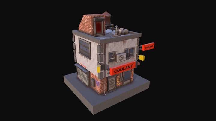 Tilable Building Model 3D Model