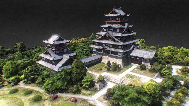 RealityCapture_Fushimi_Momoyama_Castle 3D Model