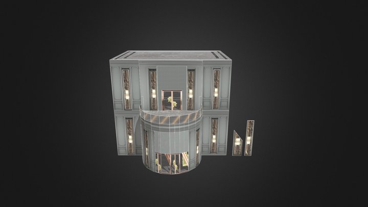 BALLROOM WITH EXTRA PANELS – Kostenloses 3D-Modell STL