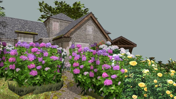 DAE Diorama - Grandma's House 3D Model