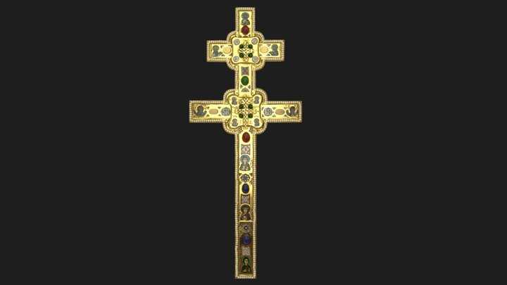 Saint Euphrosyne's Cross 3D Model