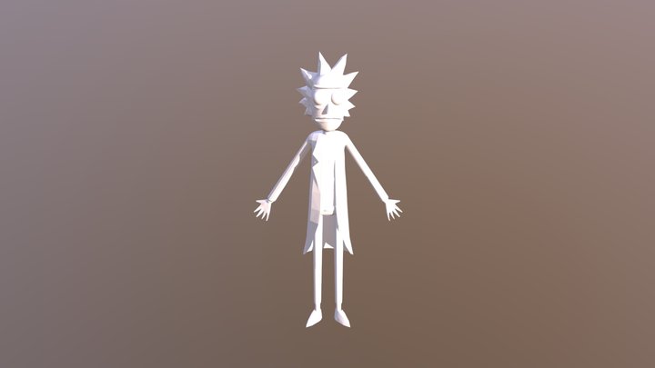 Rick Sanchez on Maya 3D Model