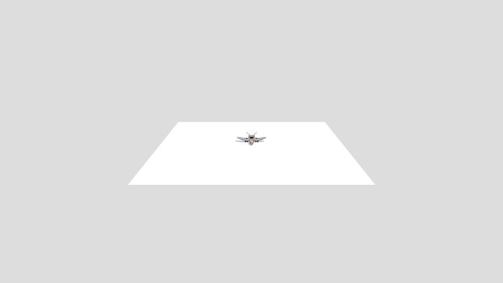 Spadefighter 1 Custom SpaceShip 3D Model