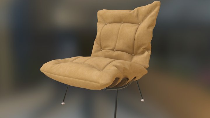 Armchair Poltrona 3D Model