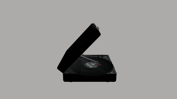 RecordPlayer_Export 3D Model