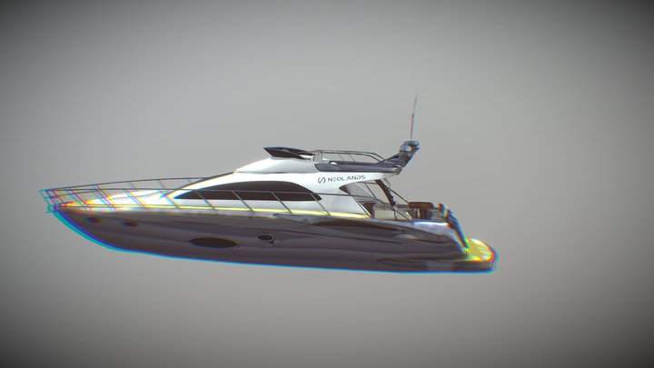 Yacht 3D Model