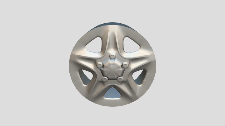 Land Cruiser GX wheels 3D Model