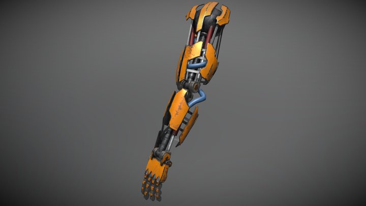 Mechanical Arm 3D Model