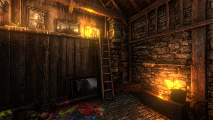 The Witcher 3 - Skellige - painter's house 3D Model