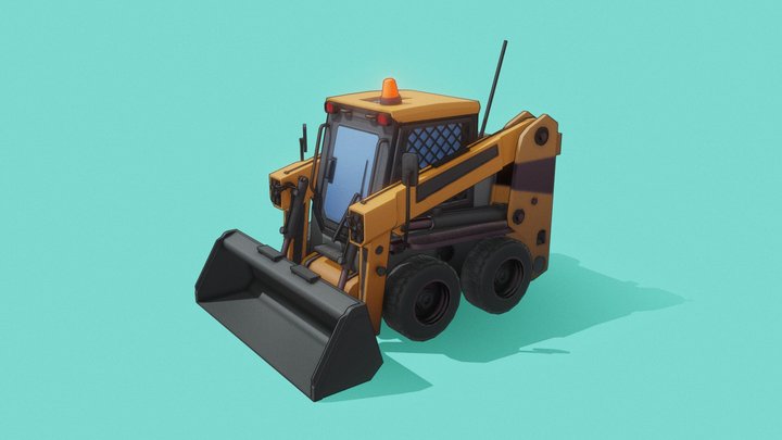 Small Loader 3D Model