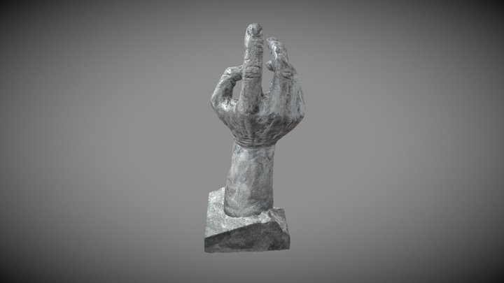 Main De Fer Photogrammetry Work In Progress 3D Model