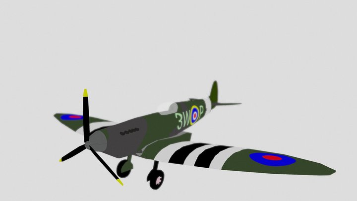 Supermarine Spitfire 3D Model