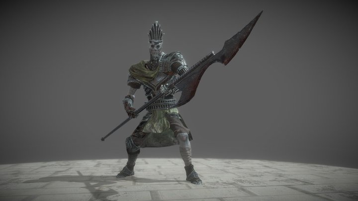 Forgotten knight - Idle animation - DS3 fanart 3D Model