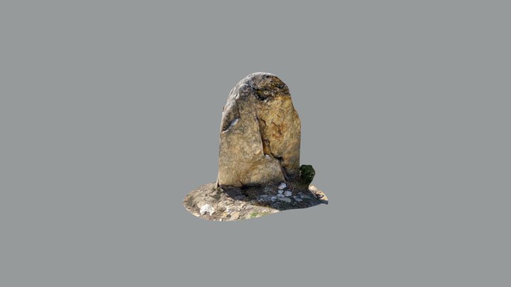 Menhir Claroudens 3D Model