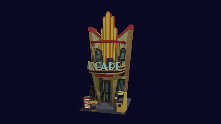 DAE Sculpting Final - The Arcade 3D Model