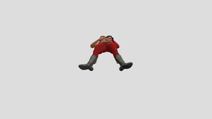 Laying Sleeping 3D Model