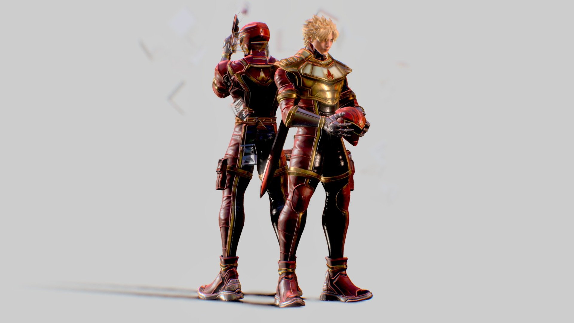 FIRE RANGER RED - Agent Ryder - 3D model by Hisqie Furqoni ...
